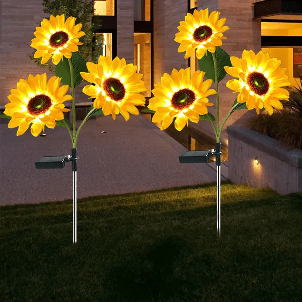 SunBloom Havelampe – Solcelledrevet Design