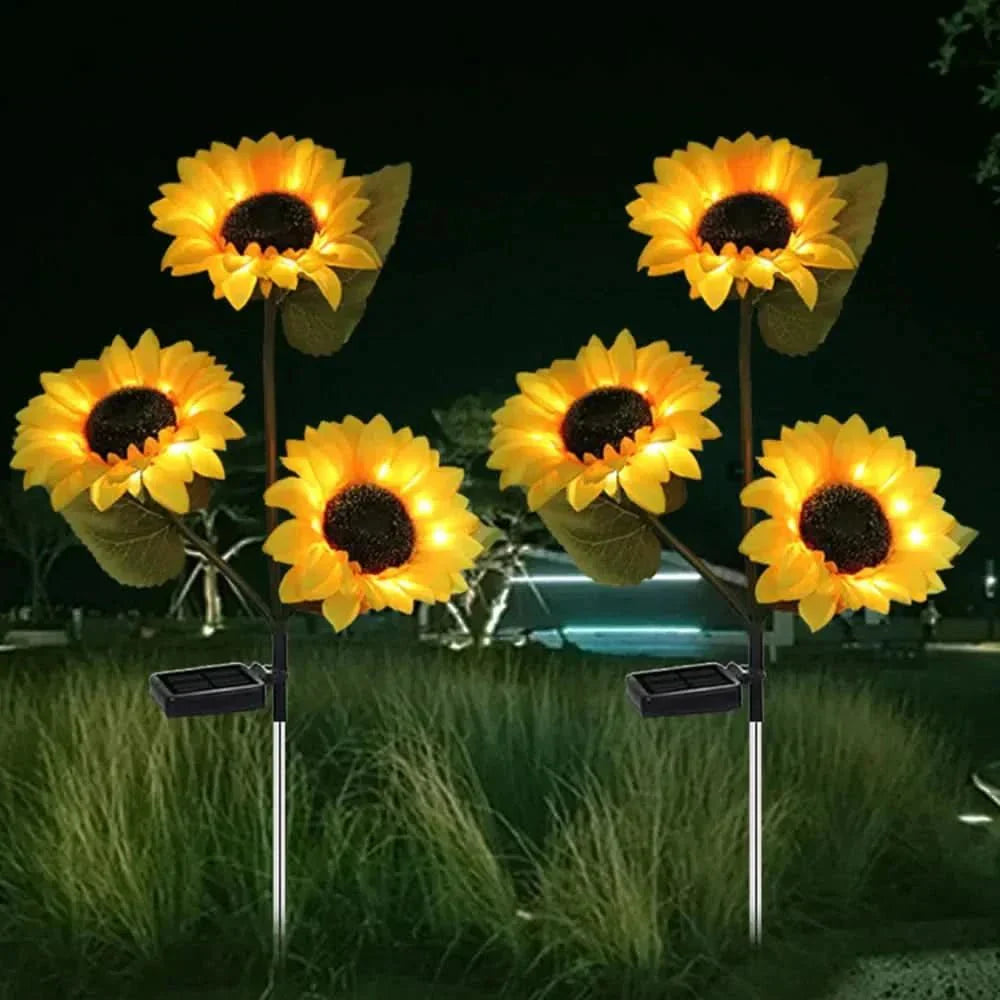 SunBloom Havelampe – Solcelledrevet Design