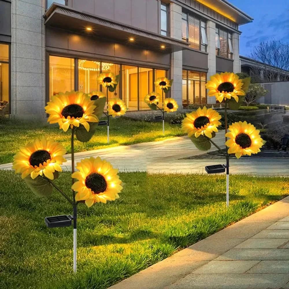 SunBloom Havelampe – Solcelledrevet Design