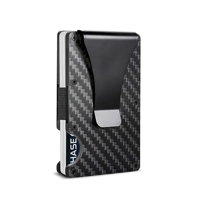 CardVault Kortholder – Slankt Design med RFID-Beskyttelse Pengeklemme Kulstof