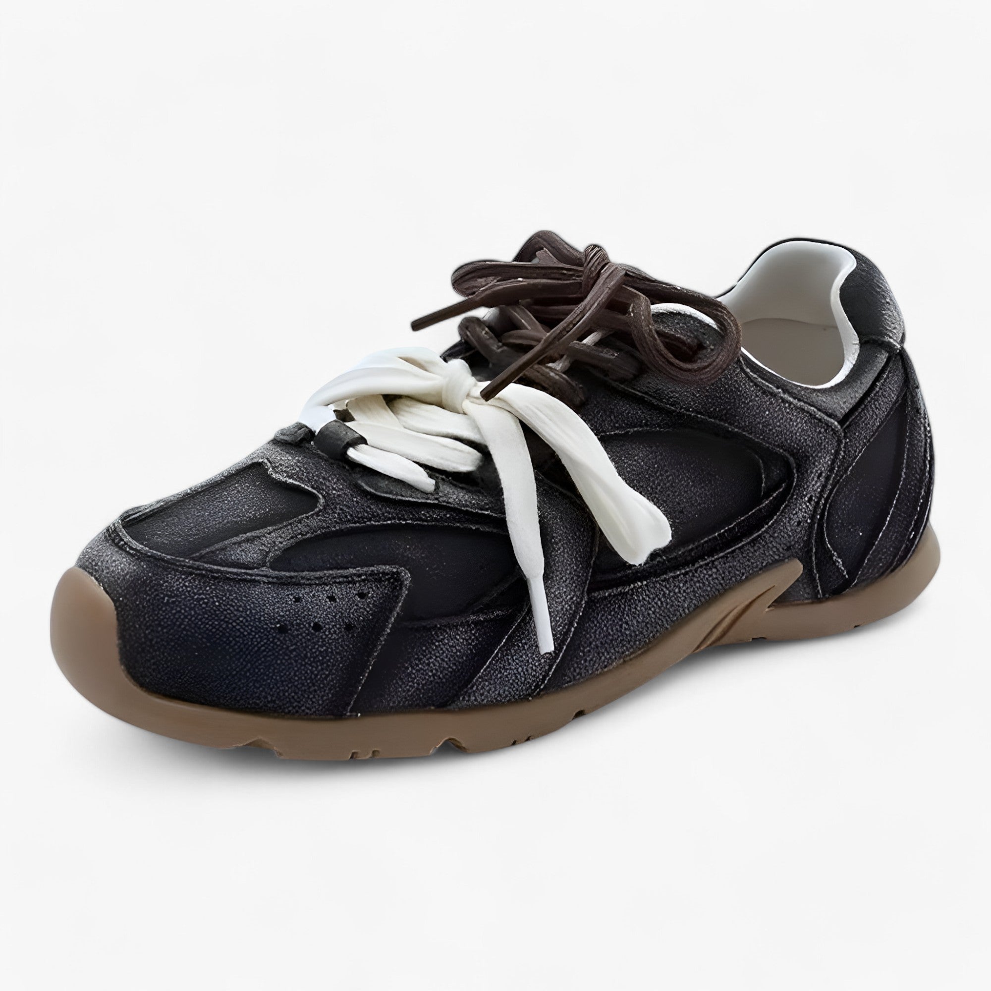 Veloura - Retro Dame Sneakers i Ægte Læder