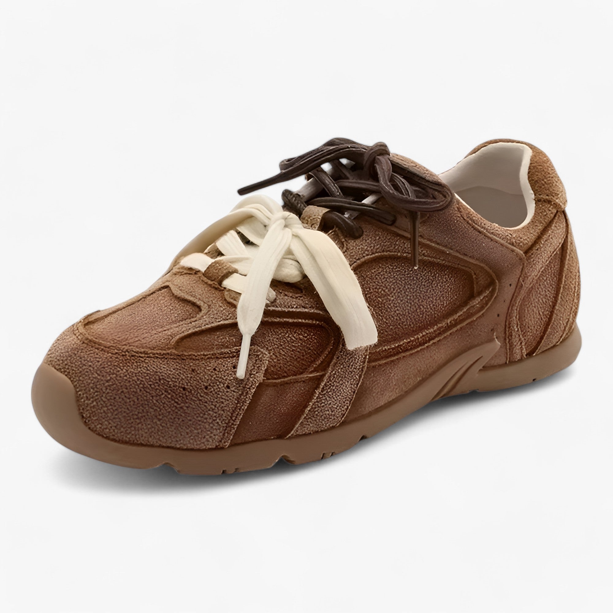 Veloura - Retro Dame Sneakers i Ægte Læder