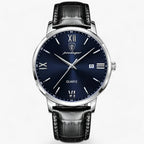 Valerio - Elegant Herreur med Analog Quartz Urværk Guld Hvid