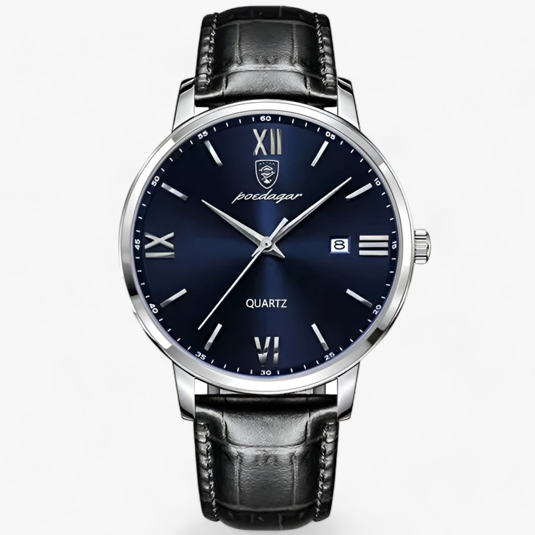 Valerio - Elegant Herreur med Analog Quartz Urværk Guld Hvid