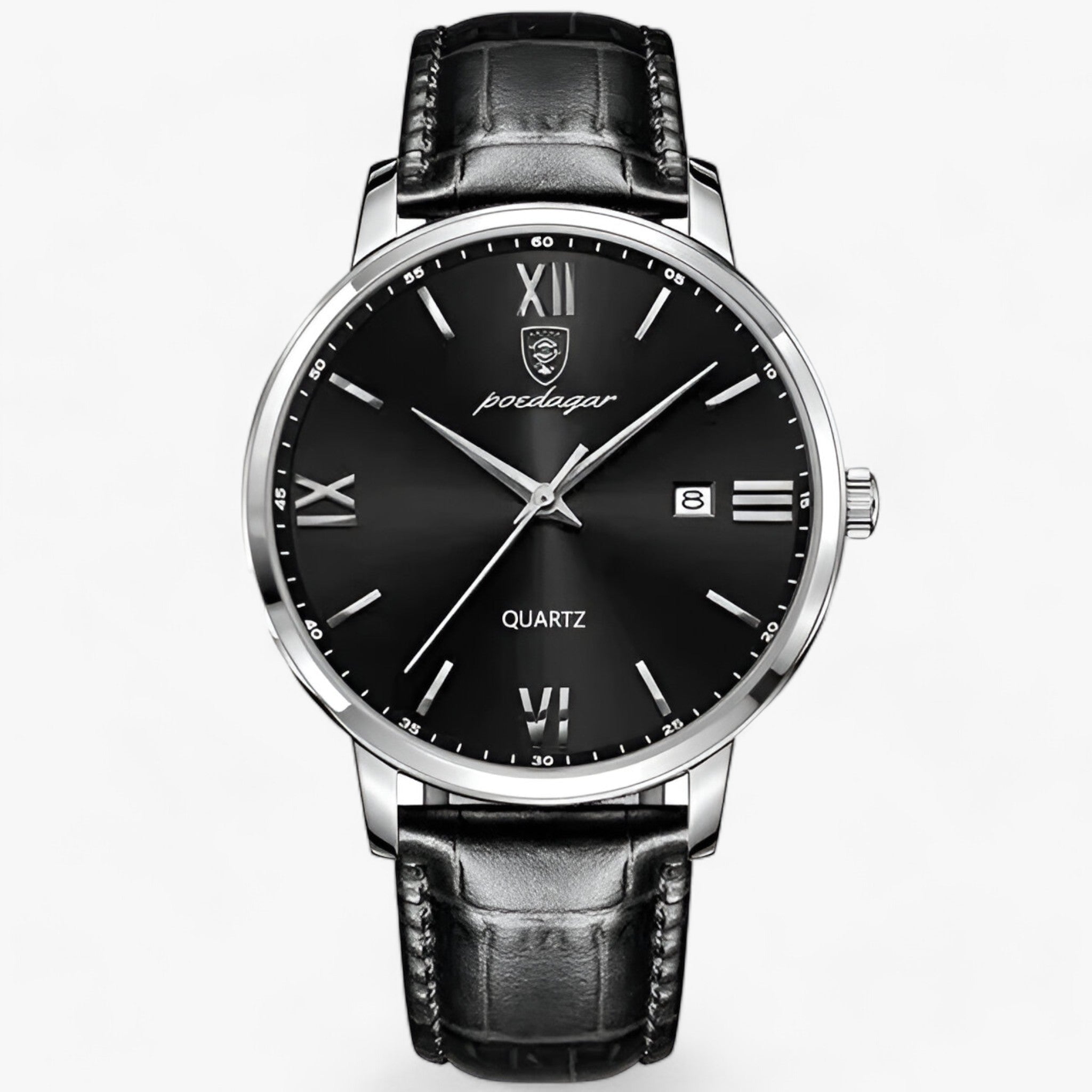 Valerio - Elegant Herreur med Analog Quartz Urværk Guld Sort