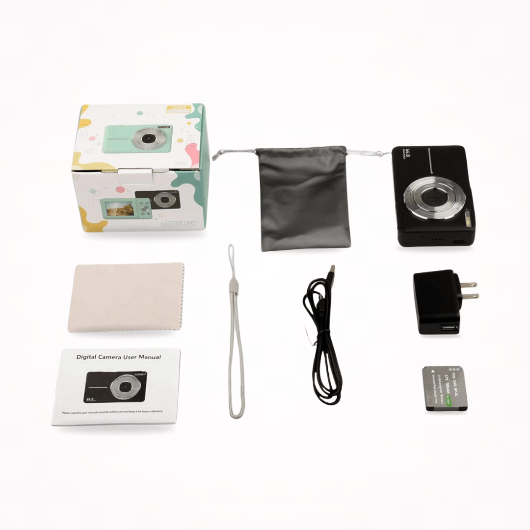 RetroSnap Digitalkamera – Kompakt Vintage Design