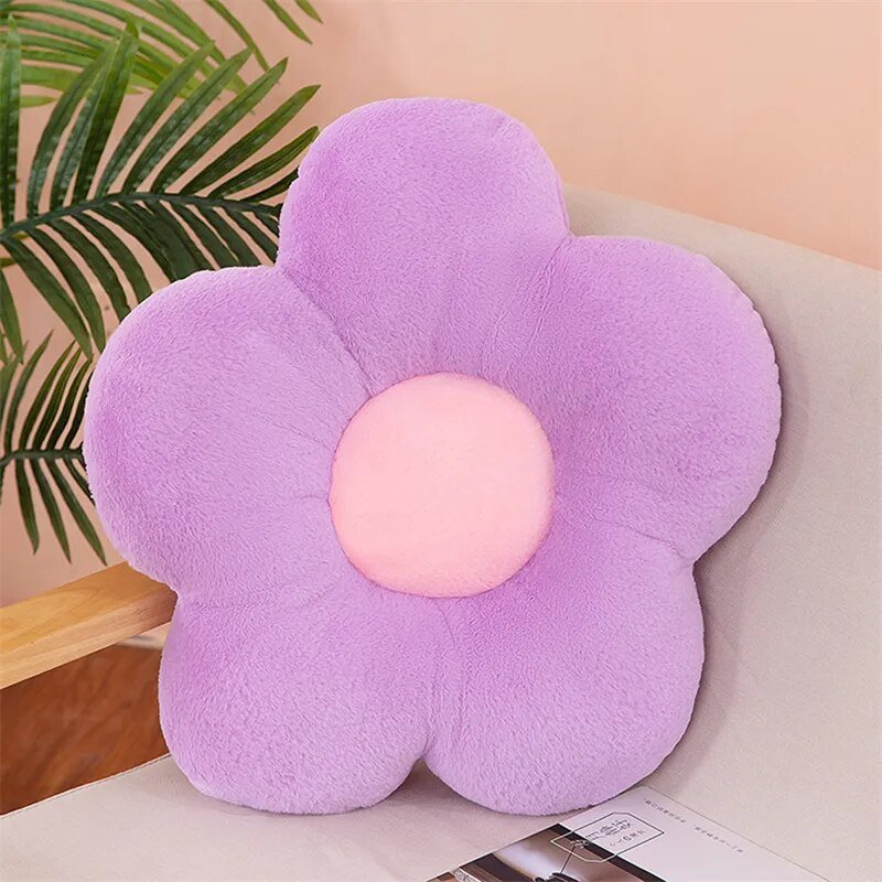 BloomNest Pyntepude – Blomstret Design Lilla