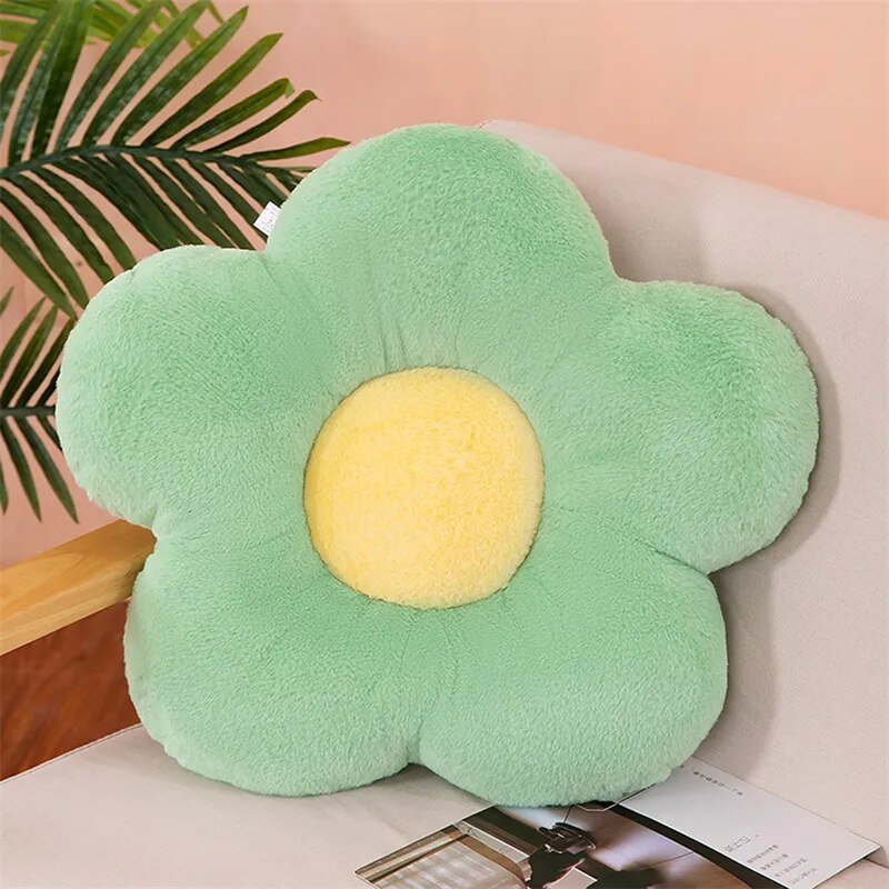 BloomNest Pyntepude – Blomstret Design Grøn