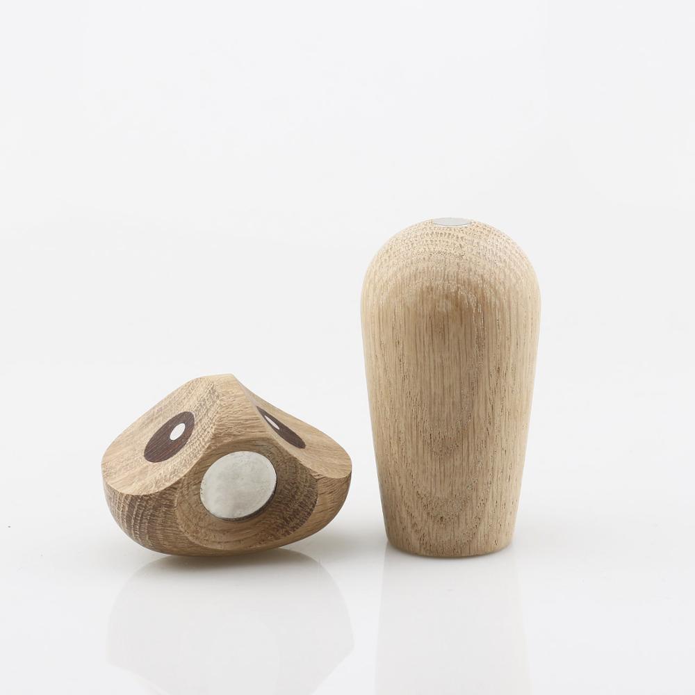 NordicOwl Figur – Naturlig Dekoration med Bevægeligt Design