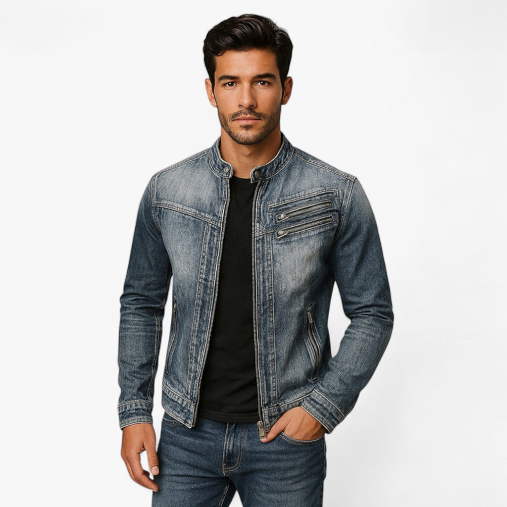 Ashford – Klassisk Herre Vintage Denimjakke