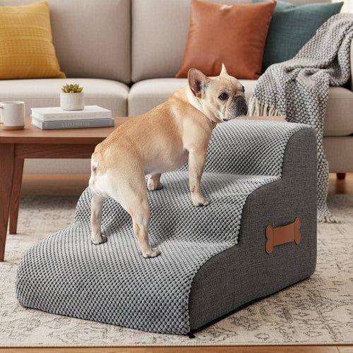 Blød Hundetrappe – Trappetrin til Sofa, Seng og Hjemmet 2 Trin