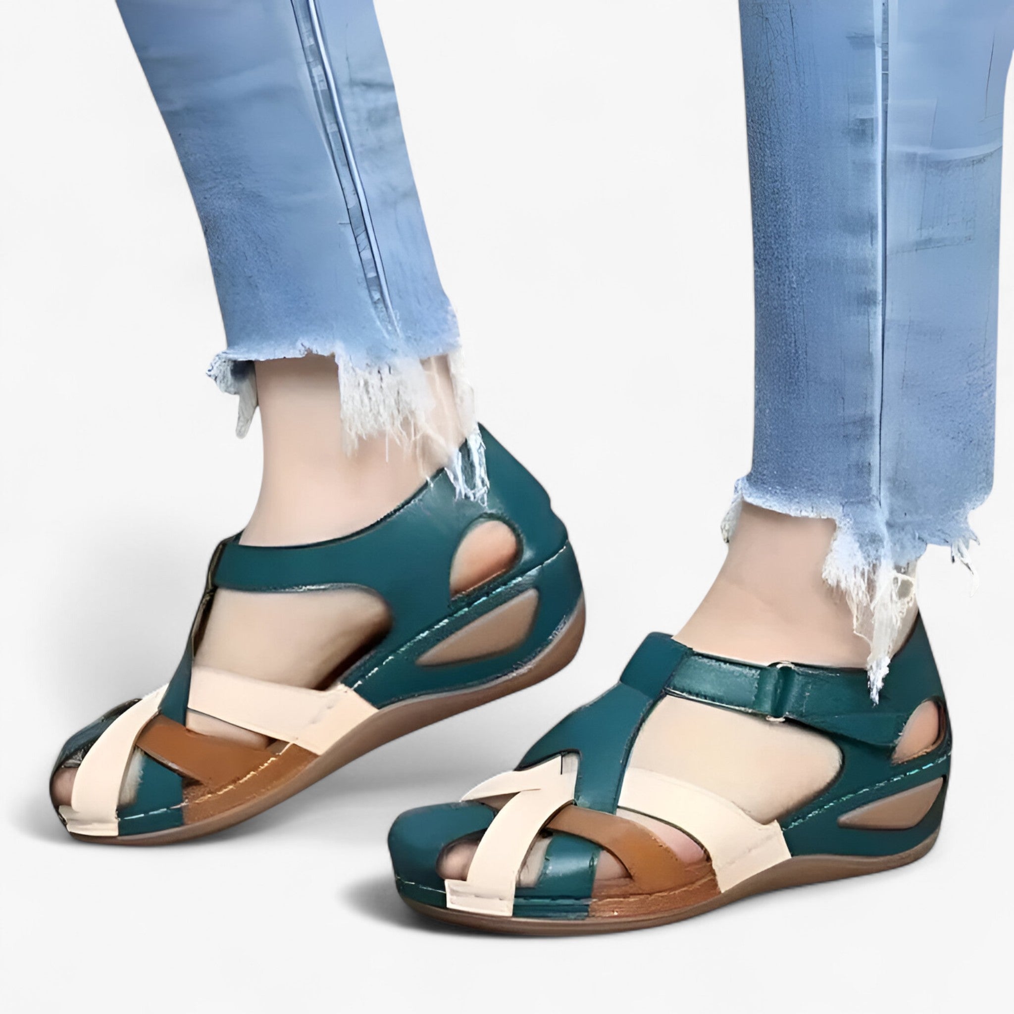 Aveline - Dame Sandaler med Justerbare Remme