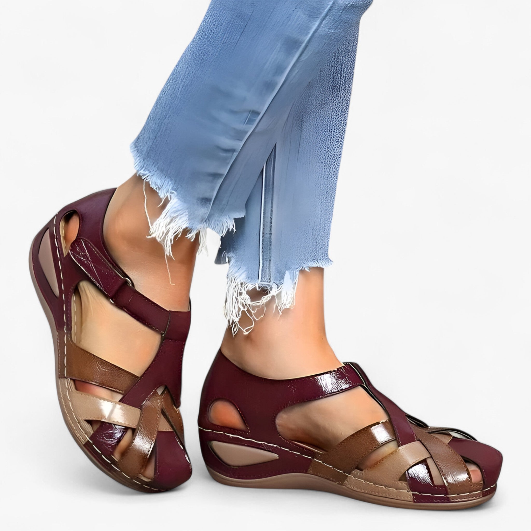 Aveline - Dame Sandaler med Justerbare Remme