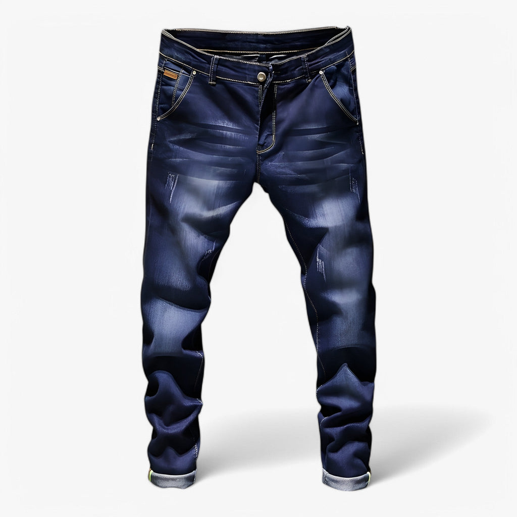 Jeans med Stretch - Forstærket Linning