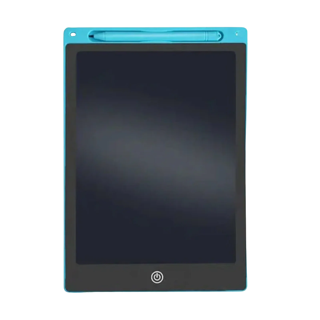 12" LCD Skrivetablet til Børn – Genanvendelig Tegne- og Skrivetavle med Låsefunktion Blå