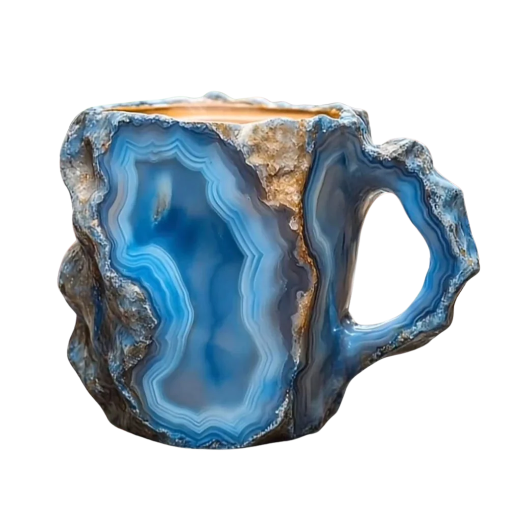 CrystalBrew Krystalkop – Elegant Design til Hverdagens Stunder Agat