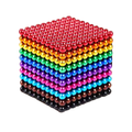 RainbowSphere Magnetkugler – Farverig Kreativ Leg 216 Kugler (3 mm)