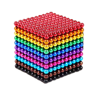 RainbowSphere Magnetkugler – Farverig Kreativ Leg 216 Kugler (3 mm)
