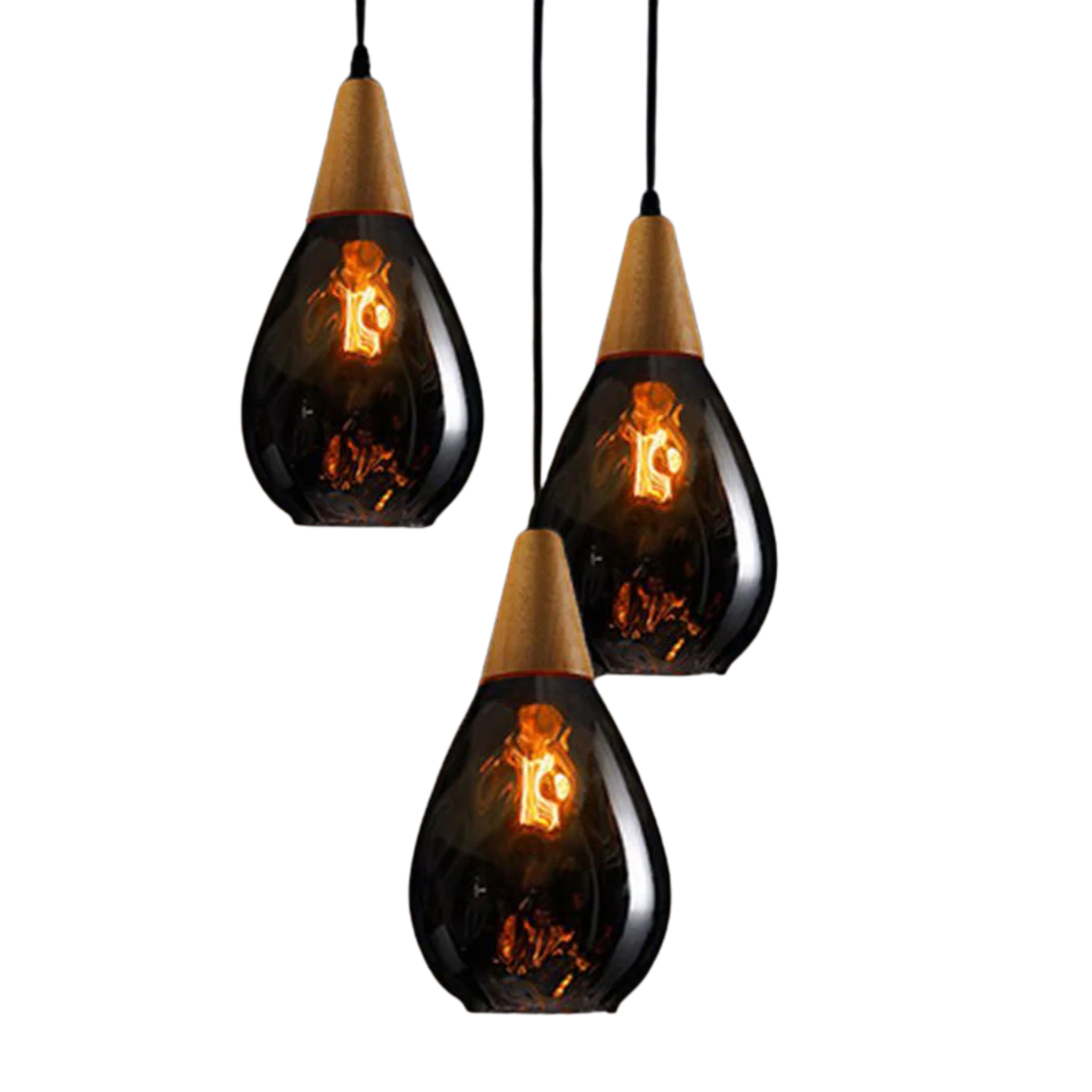 RetroGlow Pendellampe – Tidløst Design til Hjemmet Sort