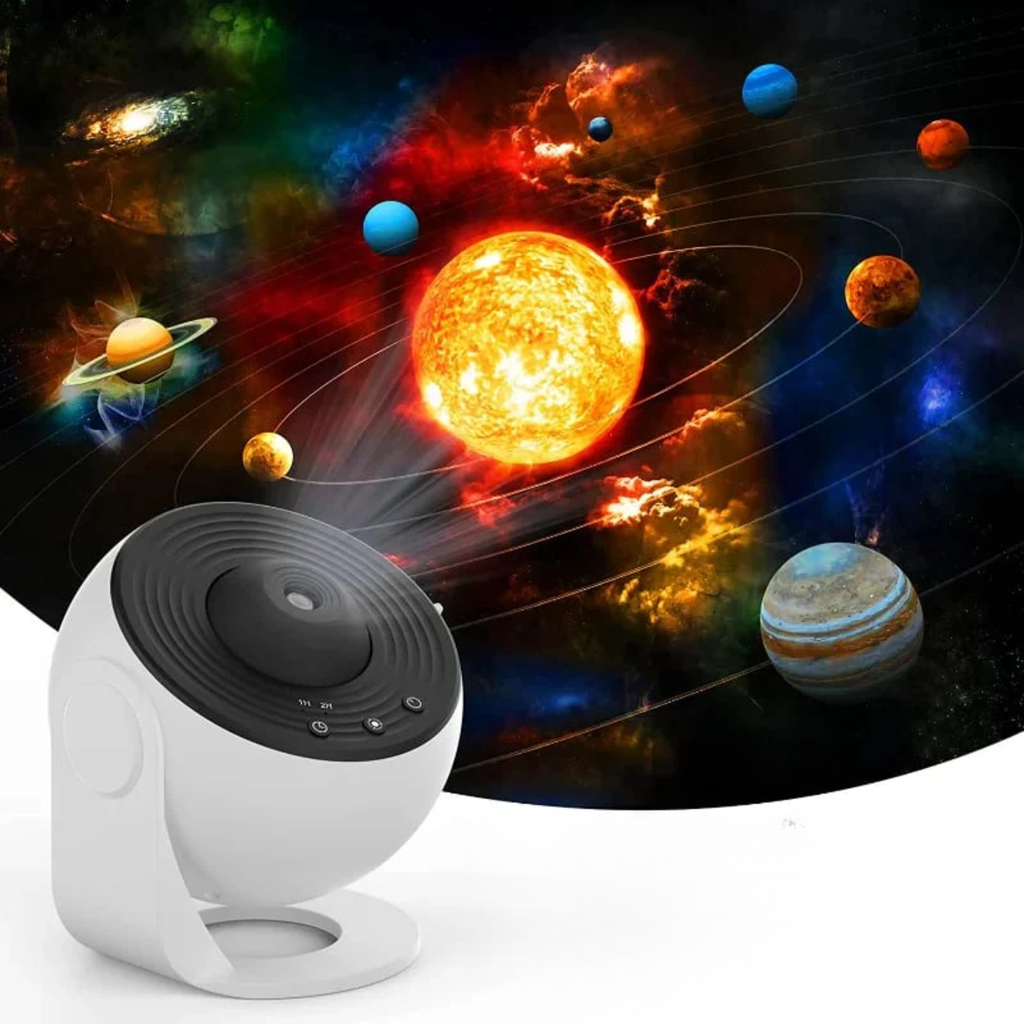CosmoBeam Planetarium Projektor – 360° LED-Projektion med Bluetooth