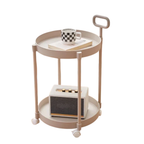 MoveNest - 2-etagers Sidebord med Hjul Kaki