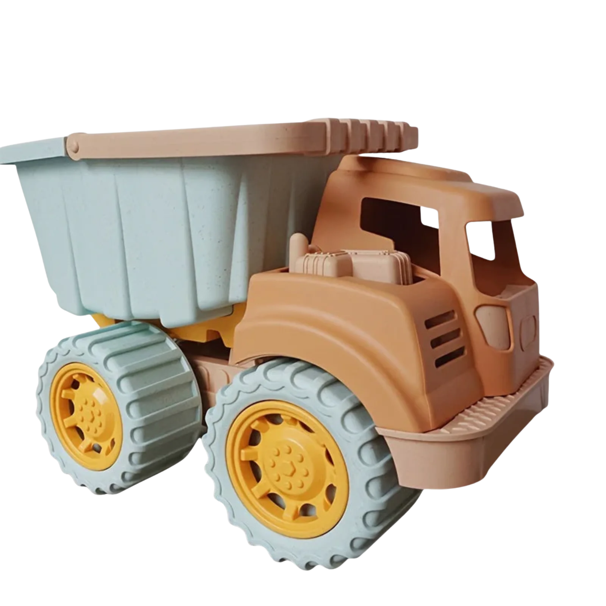 Montessori BuildTruck Tipvogn – Pædagogisk Legetøj til Babyer og Småbørn