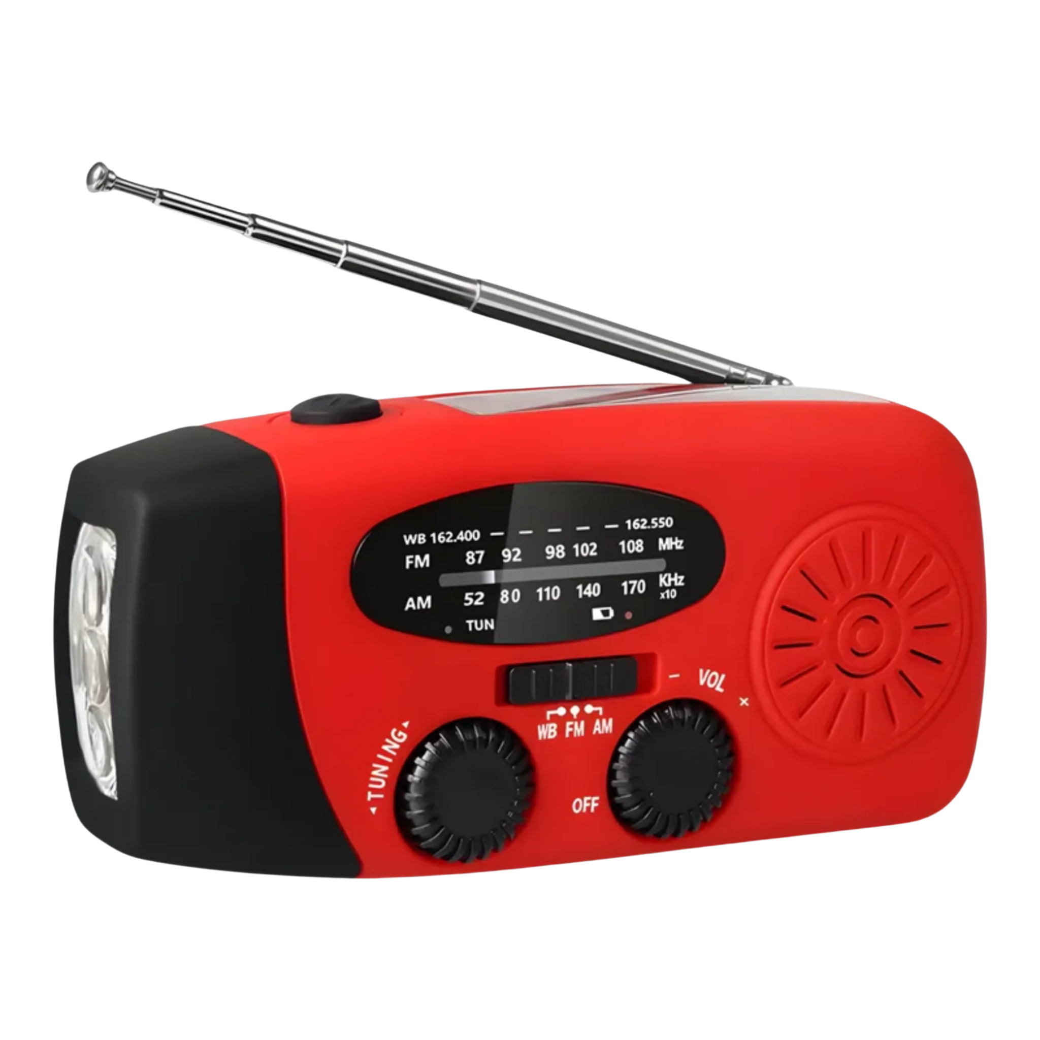 Jonas MultiBand Radio – Bærbar FM/AM/Vejrradio med Bluetooth