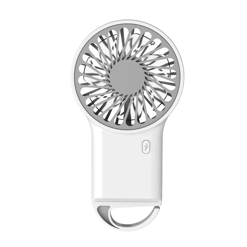 BreezeGo USB-Ventilator – Kompakt Design med Flere Hastigheder Hvid